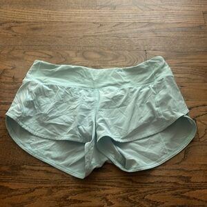 Lululemon Mint Speed Shorts